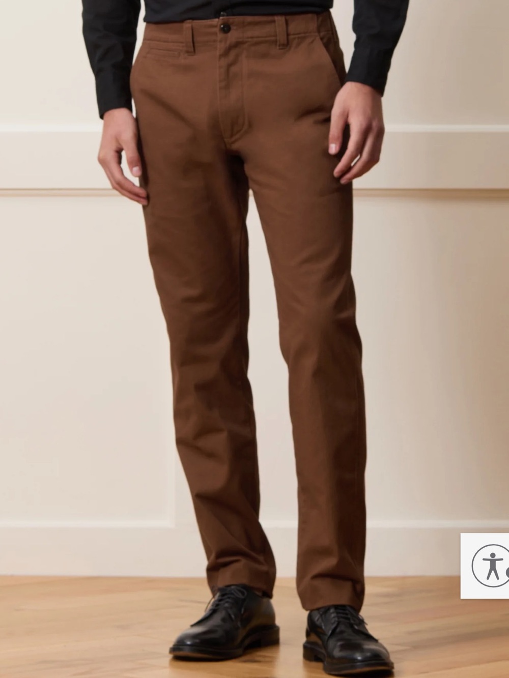 Todd Snyder Straight Leg Relax Fit Pants In Cigar Size 34x34